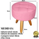 Ver mais imagens de Jogo Conforto 1 Namoradeira 2 Poltronas com 1 Puff Resistente para Sala de Estar Luxo Recepção