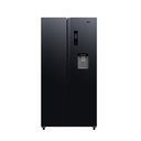 Ver imagem 1 de Geladeira Side By Side Frost Free 480 L Hq Inverter com Dispenser de Água Preta Hq-480SBSWD