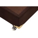 Ver imagem 3 de Cama Box Base Solteiro Universal Suede Brown (88x188x20) - Ortobom
