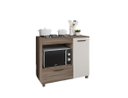 Ver imagem 1 de Balcão Armario Off White para Cooktop 4 Bocas Moderno Espaçoso com Gavetas Mp