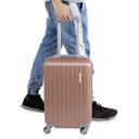Ver imagem 7 de Mala pequena de bordo Londres 4 Rodas Swiss Move Rose