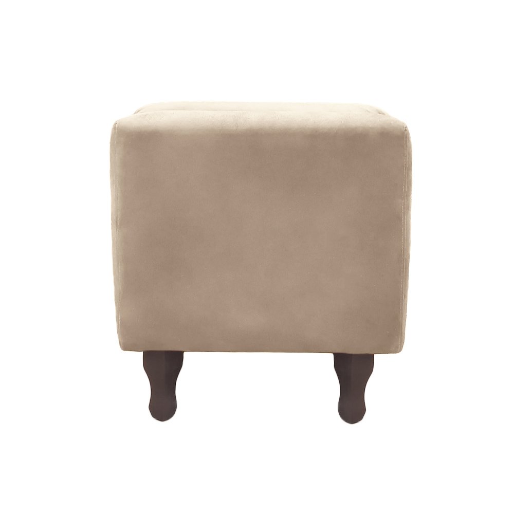 Recamier Baú Félix 140cm Suede Bege Rosado Dominic Decor Felix - 3