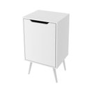 Ver imagem 6 de Conjunto Escritório Consultório 3 Peças com Escrivaninha, Gabinete e Armário Multiuso Vidro Branco