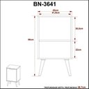 Ver imagem 7 de Conjunto Escritório Consultório 3 Peças com Escrivaninha, Gabinete e Armário Multiuso Vidro Branco