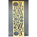 Ver imagem 4 de Painel Vazado Divisória Mdf Nairóbi Crú - 0,60x2,20m