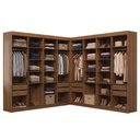 Ver imagem 2 de Guarda-Roupa Closet de Canto 522 cm 8 Gavetas Rustic Venus Madesa