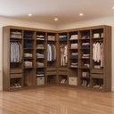 Ver imagem 1 de Guarda-Roupa Closet de Canto 522 cm 8 Gavetas Rustic Venus Madesa