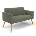 Ver imagem 7 de Namoradeira e 2 Poltronas Pé Palito Castanho Marisa Bouclê D03 - D'rossi