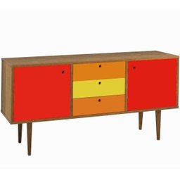 Buffet 3 Gavetas 2 Portas Vintage - 1 Buffet 3 Gavetas 2 Portas Vintage - 1