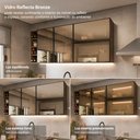Ver imagem 5 de Armário Aéreo de Cozinha G258007KPRRF 80cm 2 Portas Vidro Reflecta Bronze Rustic-Preto Madesa