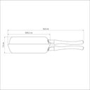 Ver imagem 7 de Omeleteira Tramontina Loreto 20 Cm Grafite em Alumínio Antiaderente Starflon Max