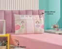 Ver imagem 2 de Jogo de Cama Solteiro 2 Peças 1 Lençol com Elástico 1 Fronha Bouti Kids - Ballet