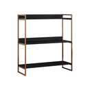 Ver imagem 2 de Buffet Aparador Industrial 3 Prateleiras Córdoba 95cm Cobre e Preto