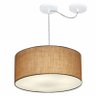 Lustre Cilindrico com Desvio De Centro Md-4147 Cupula Tec 50x25 Palha - 2