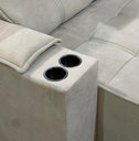Ver imagem 2 de Kit de 6 Suportes Porta Copo de Plastico para Braco de Sofa