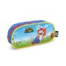 Mochila Carrinho Super Mario + Lancheira + Estojo Luxcel cor:azul - 6