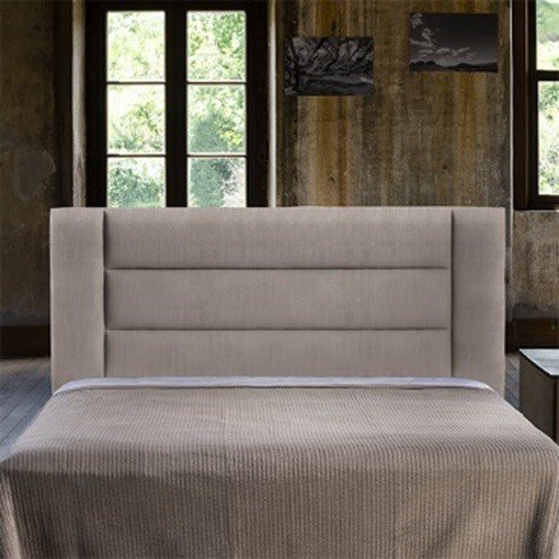 Cabeceira - Painel - Duo 06 - Linho Bege 12930 - 138x68x07 Meio-Casal - 1
