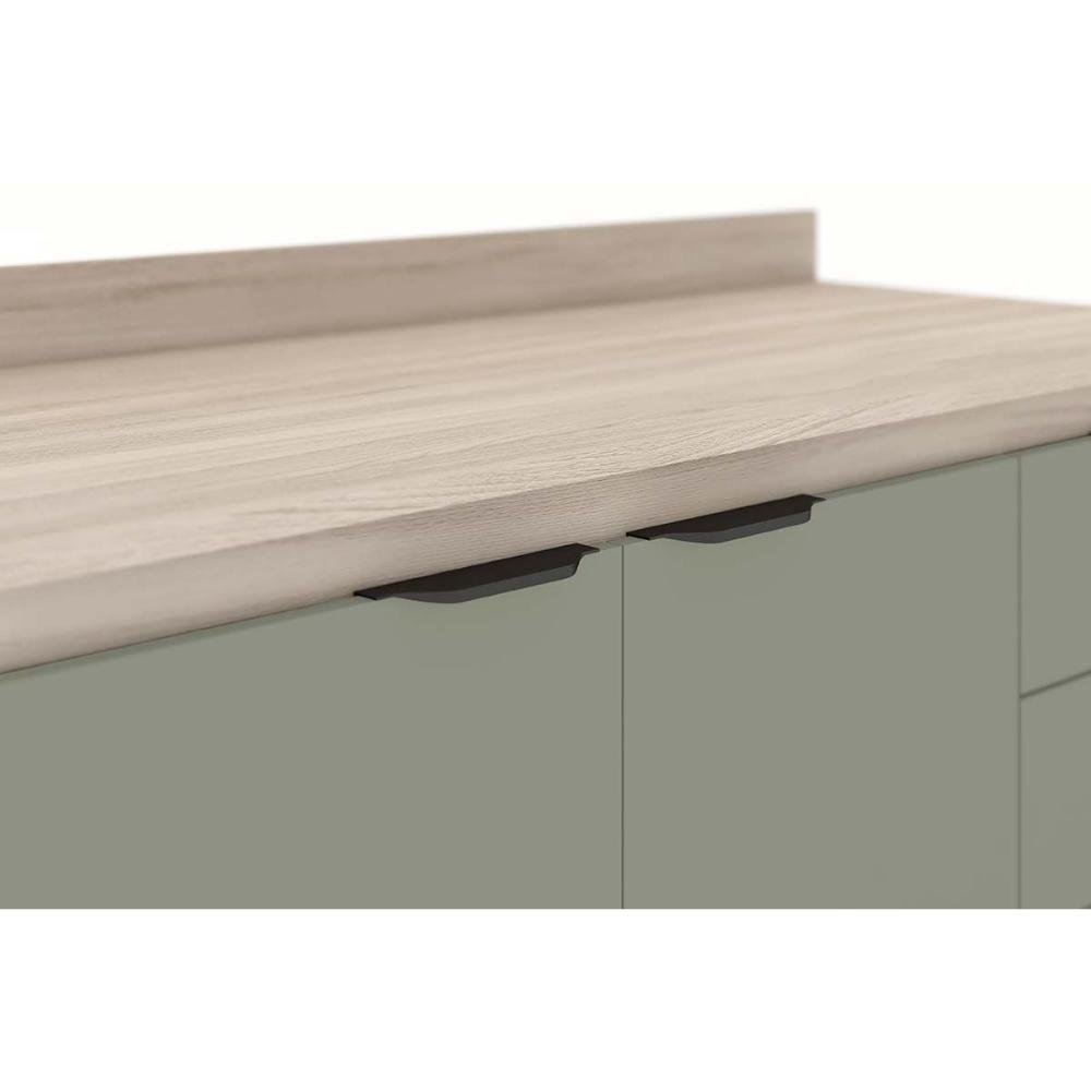 Cozinha Modulada Completa Firenze 8 Peças (3 Aéreos + 3 Balcões + 2 Paneleiros) Fmt015 Avena/ - 5