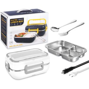 Marmita Elétrica Interior Alumínio 110v / 12v Carro e Tomada