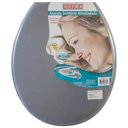 Ver imagem 1 de Assento Sanitário Almofadado Universal Cinza Escuro Astra