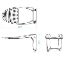 Ducha Acqua Wave Preto/Cromado 127v Lorenzetti - 2