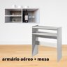 Armário Multiuso + Mesa Para Apartamento Para Leitura - 2