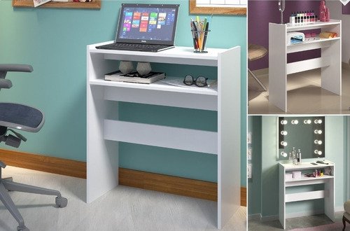Armário Multiuso + Mesa Para Apartamento Para Leitura - 6