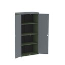 Ver imagem 5 de Armario Alto 02 Portas Pivotante 79,2cm x 161,1 Cinza/Grafito/Salvia
