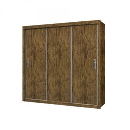 Guarda Roupa Ilhéus 3 Portas 4 Gavetas Carioca Móveis - 1 Guarda Roupa Ilhéus 3 Portas 4 Gavetas Carioca Móveis - 1