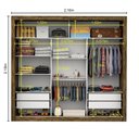 Ver imagem 6 de Guarda Roupa Ilhéus 3 Portas 4 Gavetas Carioca Móveis