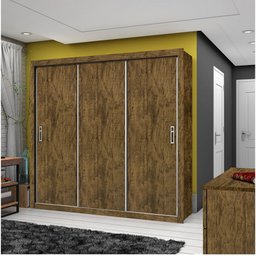Guarda Roupa Ilhéus 3 Portas 4 Gavetas Carioca Móveis - 2 Guarda Roupa Ilhéus 3 Portas 4 Gavetas Carioca Móveis - 2