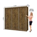 Ver imagem 7 de Guarda Roupa Ilhéus 3 Portas 4 Gavetas Carioca Móveis