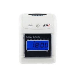 Relógio Ponto RHJ Cartográfico K5 com 100 cartões - 1