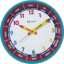 Ver imagem 1 de Relógio Parede 26 cm azul Educativo Infantil Herweg