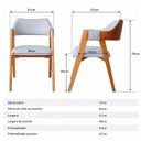 Ver imagem 3 de Kit 4 Poltronas Lux Design Moderno Confortável Sala de Estar Recepção & Living