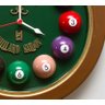 Relógio decorativo parede de fibra - Billiard Verde - 7