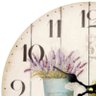 Relógio de Parede Lavanda em MDF - 37x37 cm - 5