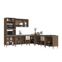 Ver imagem 2 de Cozinha Modulada Completa Fidelitá Berlim 6 Peças 536cm 15 Portas 4 Gavetas com Tampo
