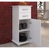Armário C/ Base Multiuso Cozinha Armazenamento Branco - 3