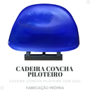 Ver mais imagens de CADEIRA PARA BARCO DE PESCA GIRATÓRIA PILOTEIRO CONCHA AZUL