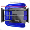 CADEIRA PARA BARCO DE PESCA GIRATÓRIA PILOTEIRO CONCHA AZUL - 6