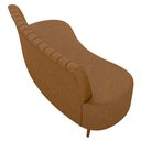 Ver imagem 7 de Sofá 2 Lugares para Sala Living 135cm Pés Palito Tamar K04 Sintético Caramelo - Mpozenato