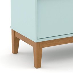 Guarda Roupa Infantil 4 Portas e 3 Gavetas Unique Menta/eco Wood - Matic Móveis - 4