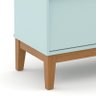 Guarda Roupa Infantil 4 Portas e 3 Gavetas Unique Menta/eco Wood - Matic Móveis - 4