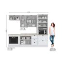 Ver imagem 3 de Cozinha Modulada Henn Americana Henn 7 Peças C5p42 Branco