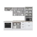Ver imagem 2 de Cozinha Modulada Henn Americana Henn 7 Peças C5p42 Branco