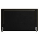 Ver imagem 3 de Cabeceira Cama Box Casal Queen 160cm Mali P02 Veludo Preto - Mpozenato