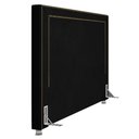 Ver imagem 4 de Cabeceira Cama Box Casal Queen 160cm Mali P02 Veludo Preto - Mpozenato