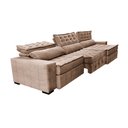 Ver mais imagens de Sofá Retrátil e Reclinável 3,55m Cama inBox Big Puffer com SoftGel D40 Velupluma Castor