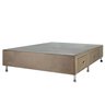 Box Base Para Colchão Casal Com Gavetas Suede 1,38 x 1,88 Kenko Premium Box Base para Colchão com Ga - 2